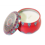 Load image into Gallery viewer, CANDLE NATURAL SOY AROMATHERAPY CHRISTMAS GIFT  | 90C102: LAVENDER
